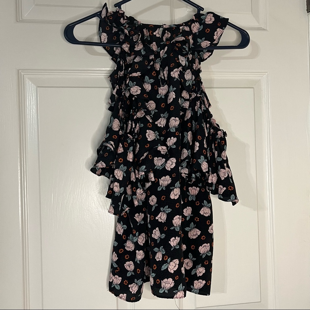 Rebecca Taylor Silk floral print blouse - Picture 4 of 7